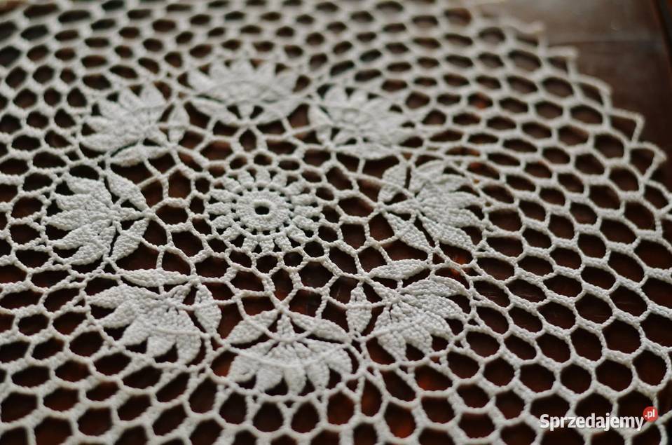 Serwetka szydełkowa do koszyczka wielkanocnego Garbów sprzedam