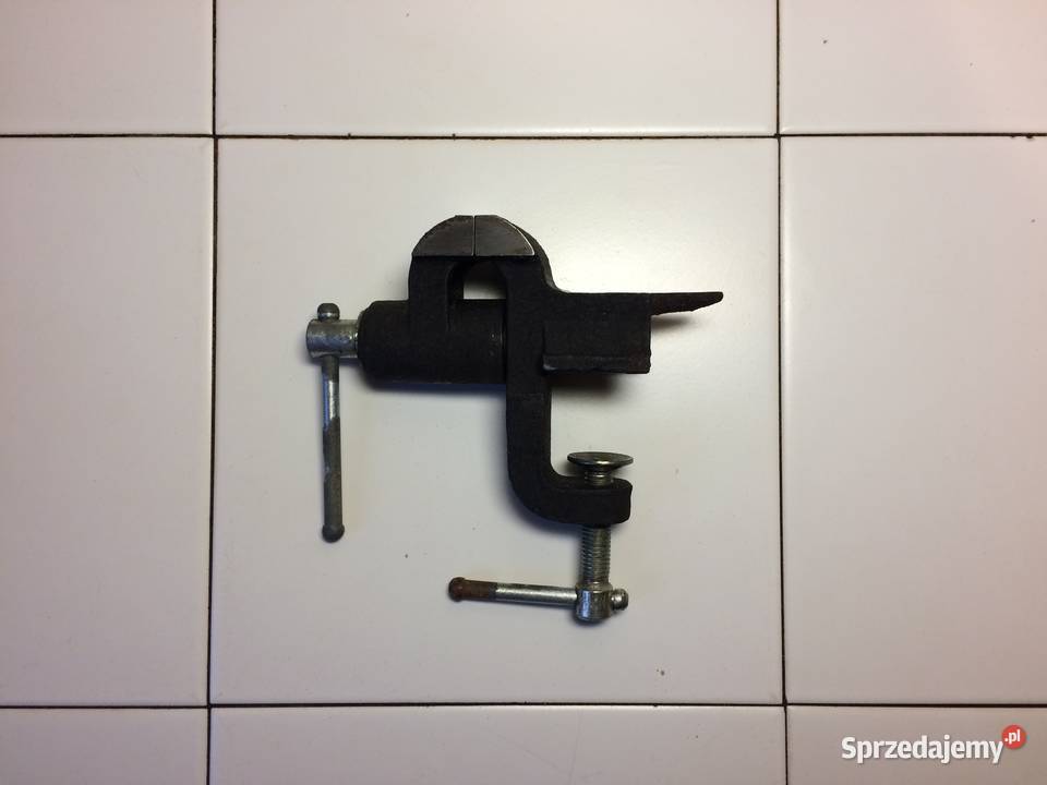 Imadełko imadło stołowe małe PRL Warszawa