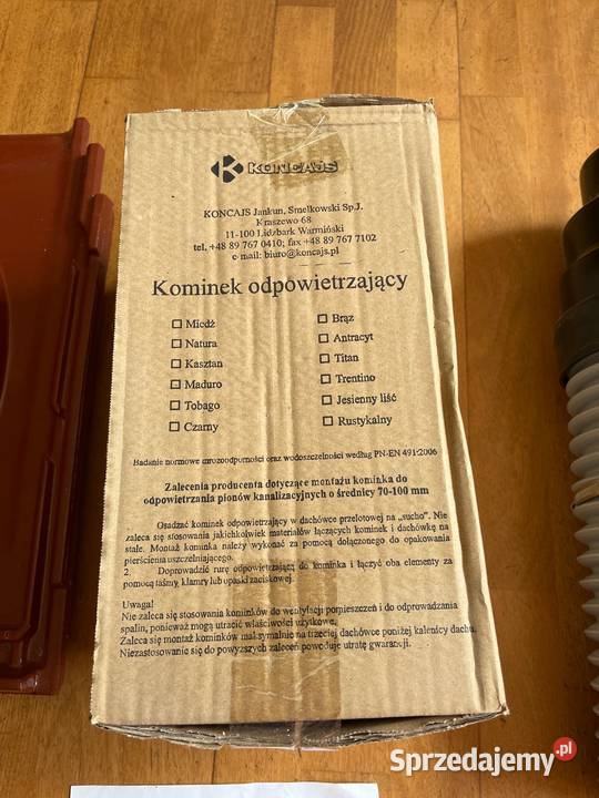 Zestaw odpowietrzający MONZA PLUS Roben kominek Gdańsk sprzedam