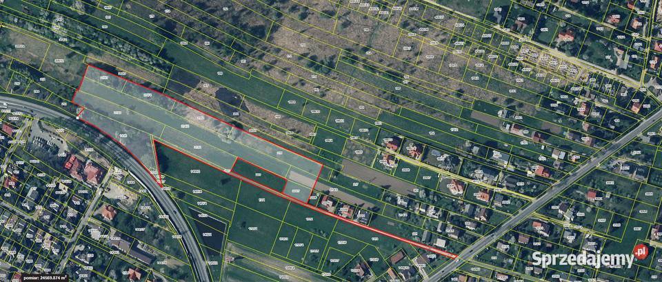 Działki inwestycyjneusługowe w Wieliczce Zabawa