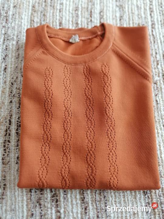 Bluzka z bistoru brązowarękaw krótki Łódź