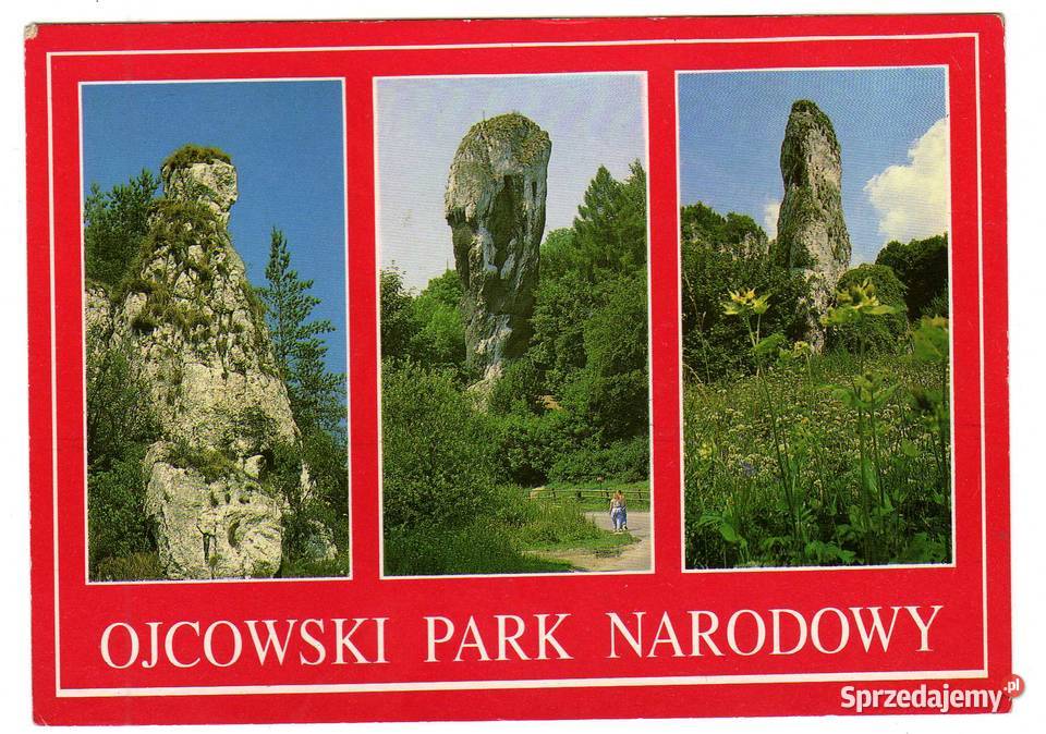 OJCOWSKI PARK NARODOWY POCZTÓWKA WIELOWIDOKOWA Krynki