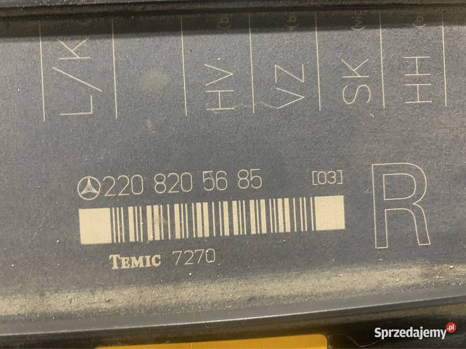 Moduł sterownik komfortu 2208205685 mercedes s zachodniopomorskie Szczecin