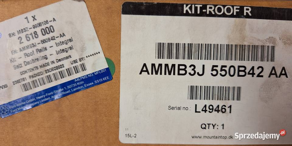 Bagażnik belki poprzeczne Ford Ranger Wildtrak Wrocław