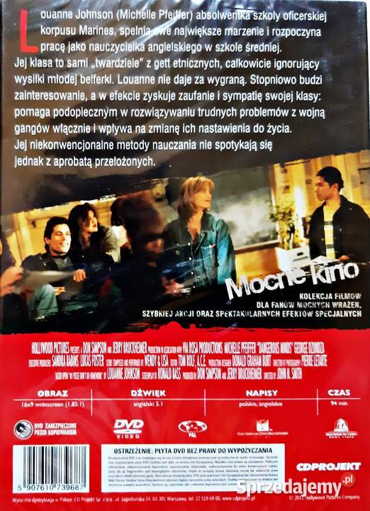 MŁODZI GNIEWNI MICHELLE PFEIFFER MOCNE KINO dramat Kalisz sprzedam