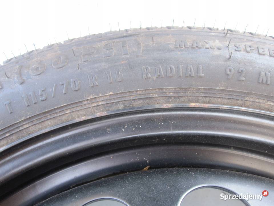 OPEL ASTRA H koło dojazdowe 1157016 92M 4x100 Kielce sprzedam