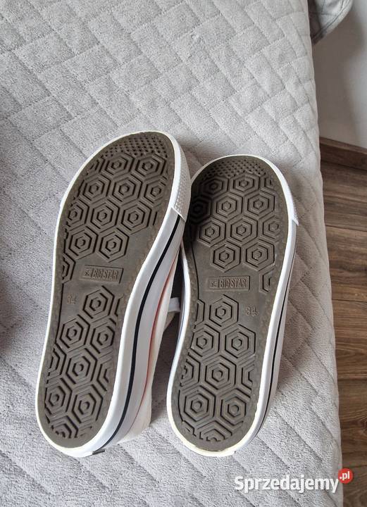 trampki Big star r 34 białe wiązane tkanina małopolskie Kraków
