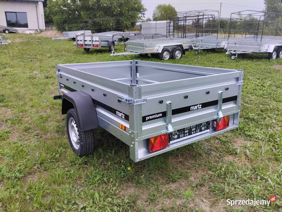 Przyczepa samochodowa Martz Premium 201x126x40 1 burtowe Września