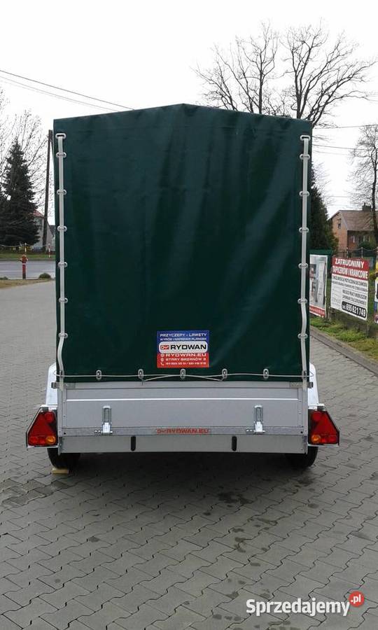 Przyczepa Rydwan 270x150x180 dwuosiowa plandeka Wieluń