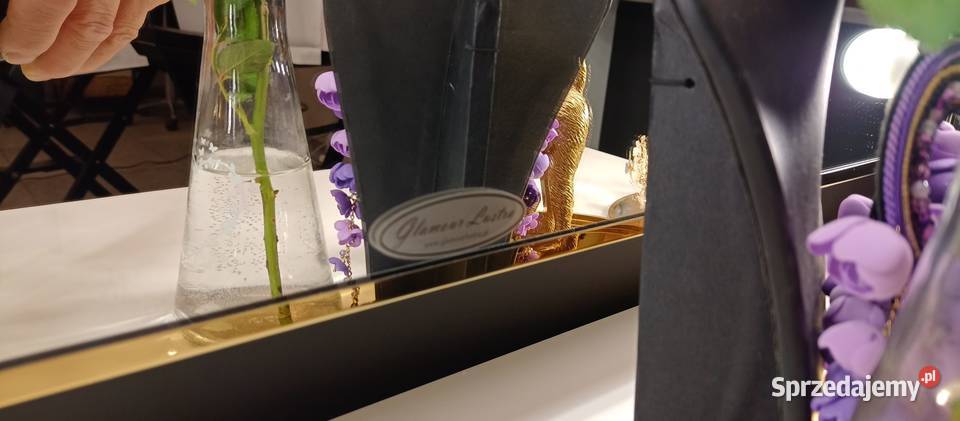 Lustro BEAUTY Tafla Złota ramka 9070 Nowy Targ