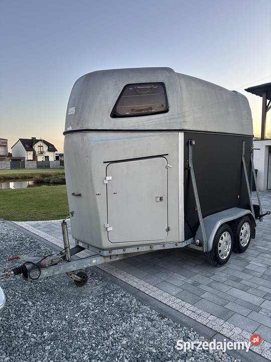 Przyczepa do przewozu 2 koni dmc 1300 kat B Mokra