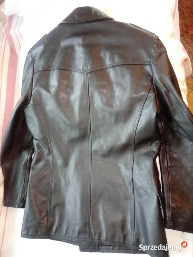 skórzana kurtka policyjna niemiecka męska na Piotrówek