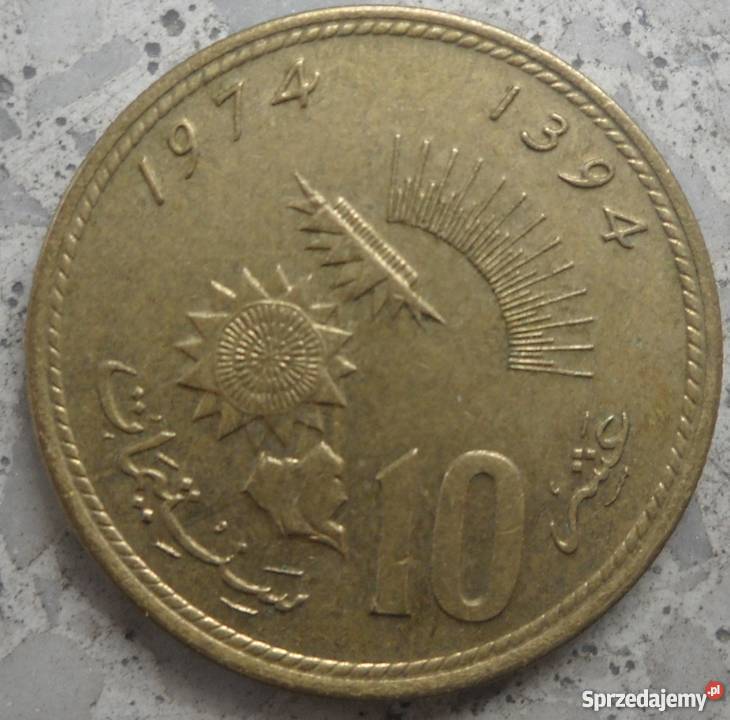 MAROKO10 SANTIMAT1974 r Numizmatyka Legionowo