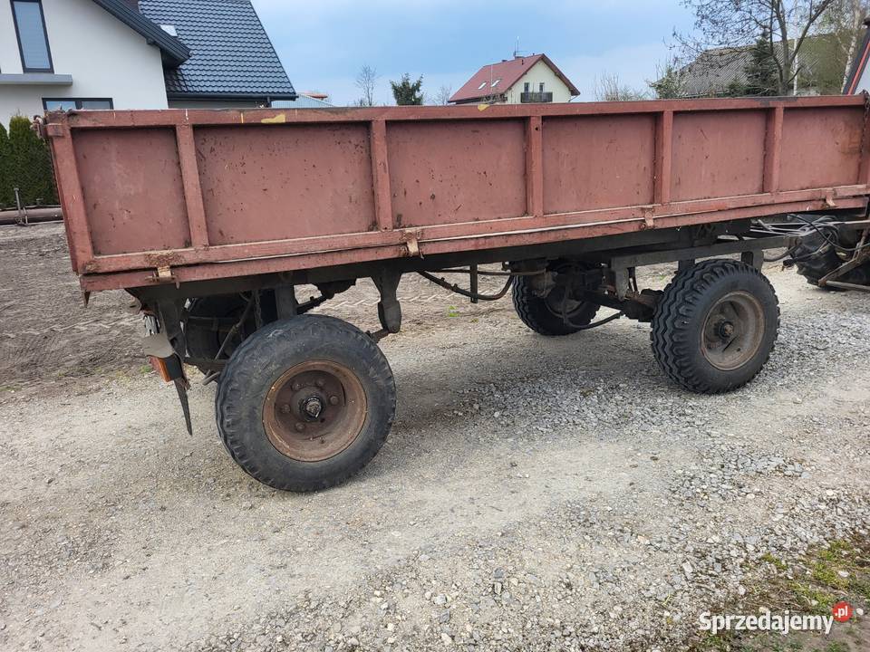 Przyczepa wywrotka zarejestrowana nieuszkodzony Miedniewice