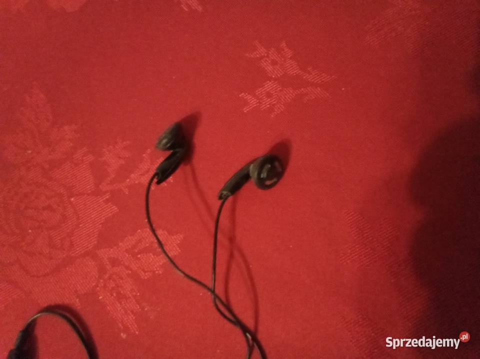 Słuchawki czarne z metalowymi zakończeniami mazowieckie