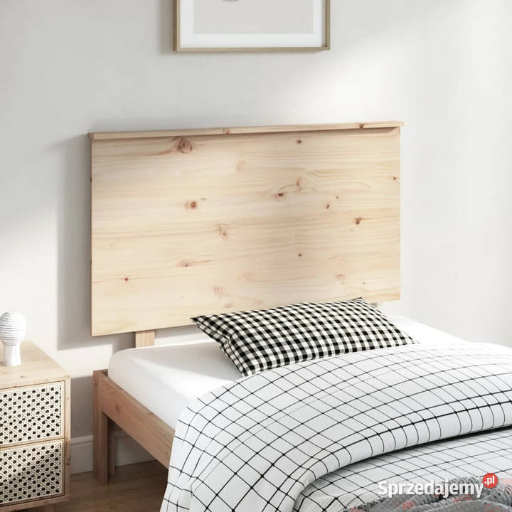 Wezgłowie łóżka 104x6x825 lite drewno sosnowe