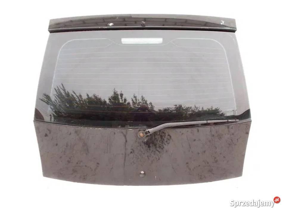 Fiat Punto II 2 3D czarna klapa tylna szyba