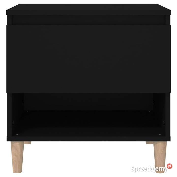 Szafka nocna czarna 50x46x50 materiał Warszawa