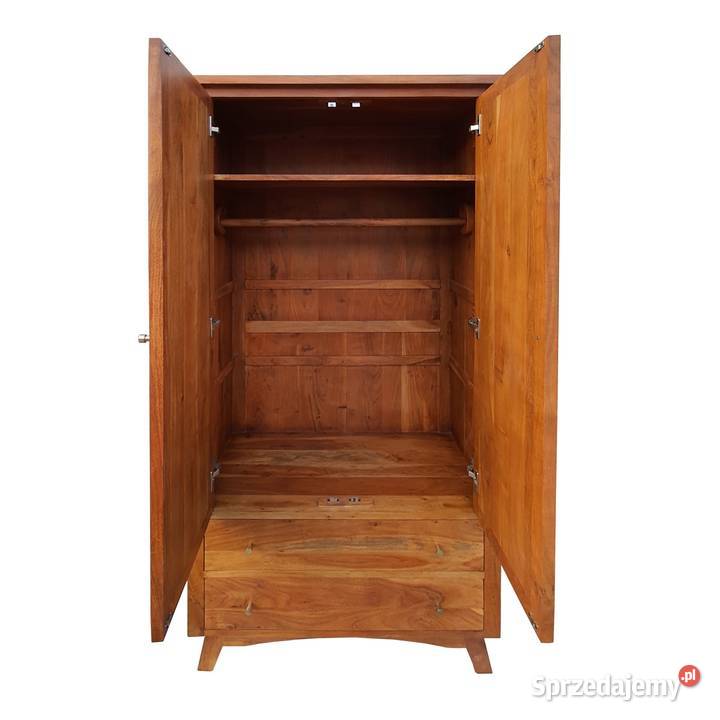 Szafa drewniana BONN 100 z szufladami z akacji Lublin