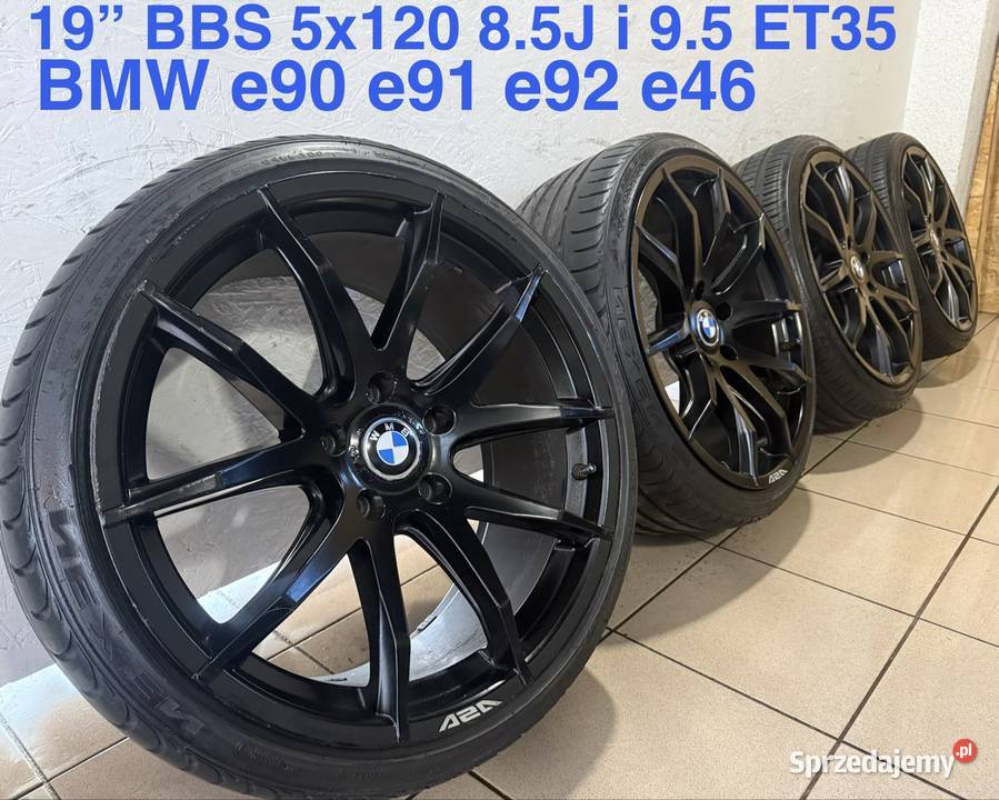 19 BBS do BMW e90 e91 e92 e46 f30 f31 f32 5x120 Samochodowe wielkopolskie