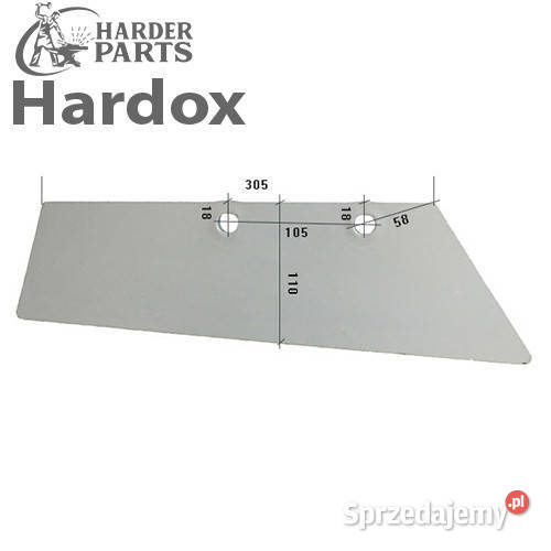 Lemiesz 300hektarów HARDOX 30340026P części do Suwałki sprzedam