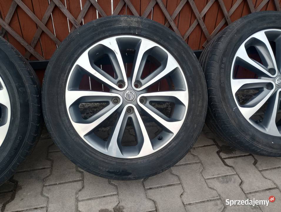 Alufelgi 18 5x1143 Oryginalne NISSAN Qashqai aluminiowe kujawsko-pomorskie Włocławek