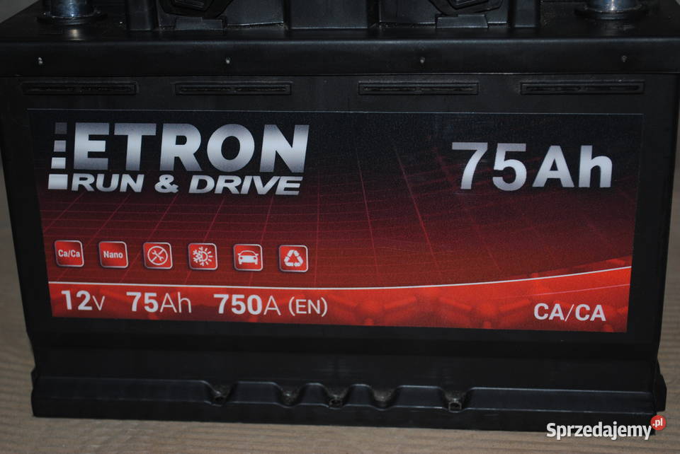 Akumulator Etron Run Drive 12 v 75Ah 730A nowy Błonie