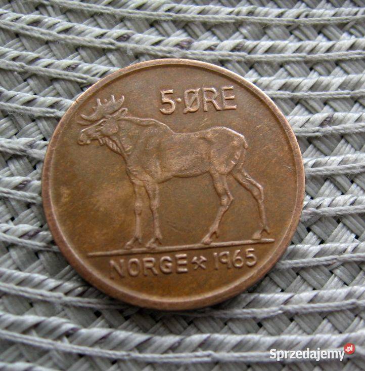 Norwegia 5 Ore 1965r