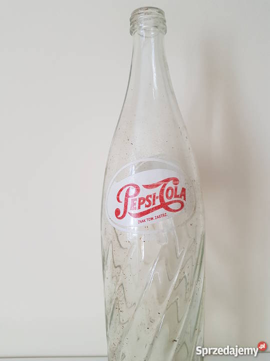 Stara szklana butelka Pepsi Cola z PRL 1 litr mazowieckie Warszawa sprzedam