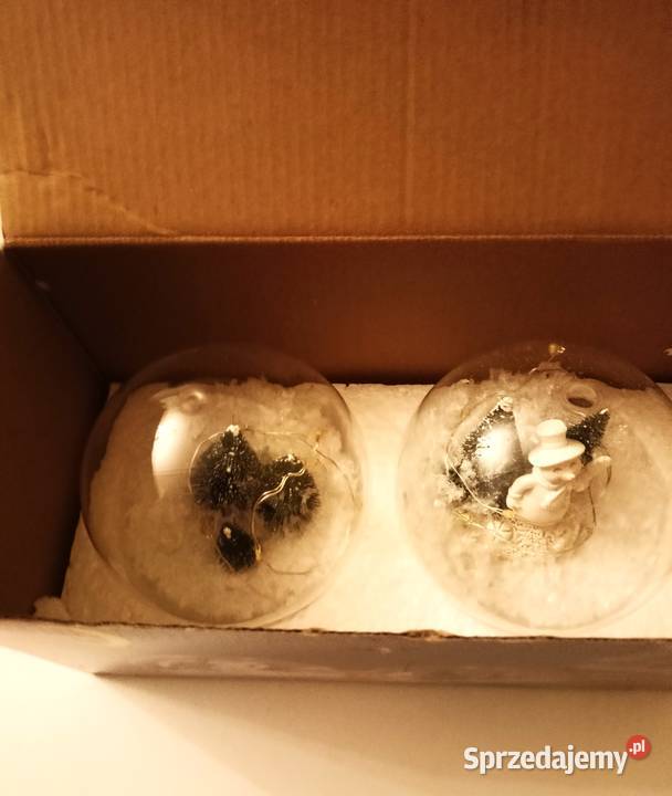 Kule szklane bożenarodzeniowe podświetlane LED Dom i Ogród Łódź sprzedam