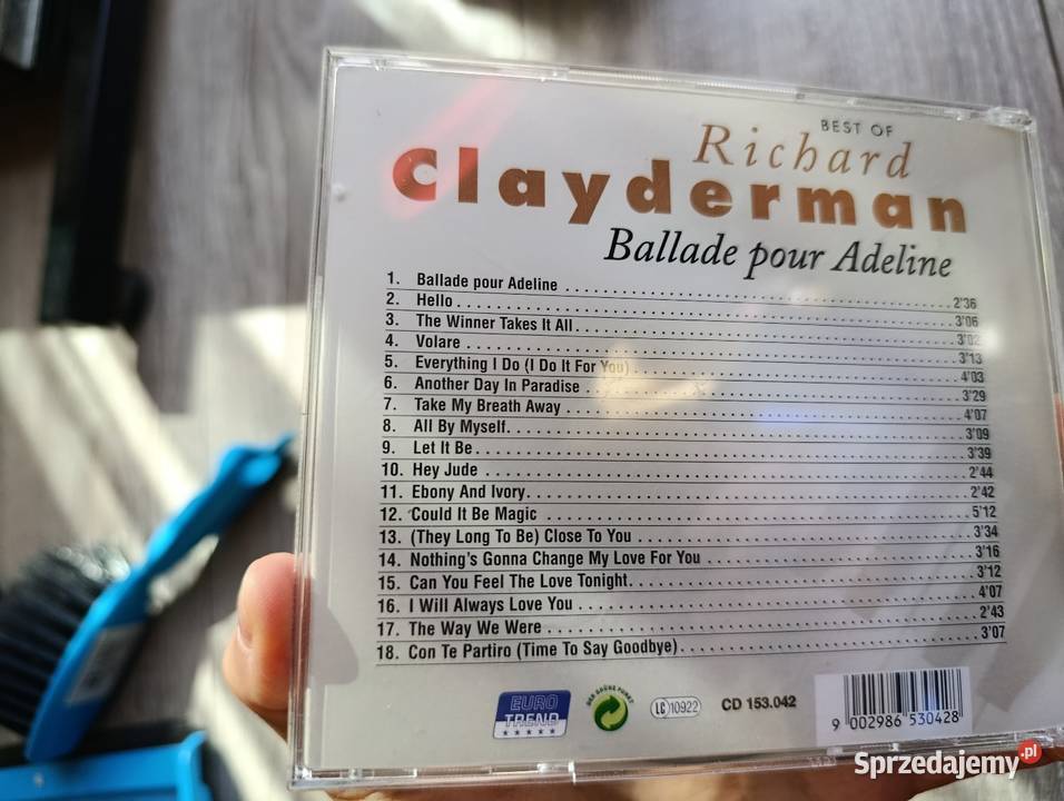 Richard Clayderman Ballade pour Adeline wielkopolskie Poznań