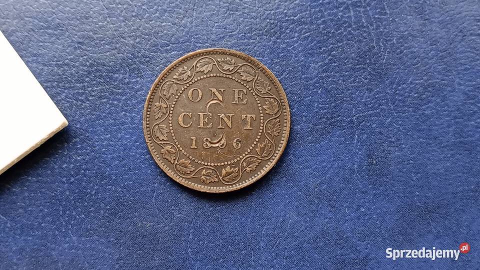 Stare monety 1 cent 1896 Kanada Lesko