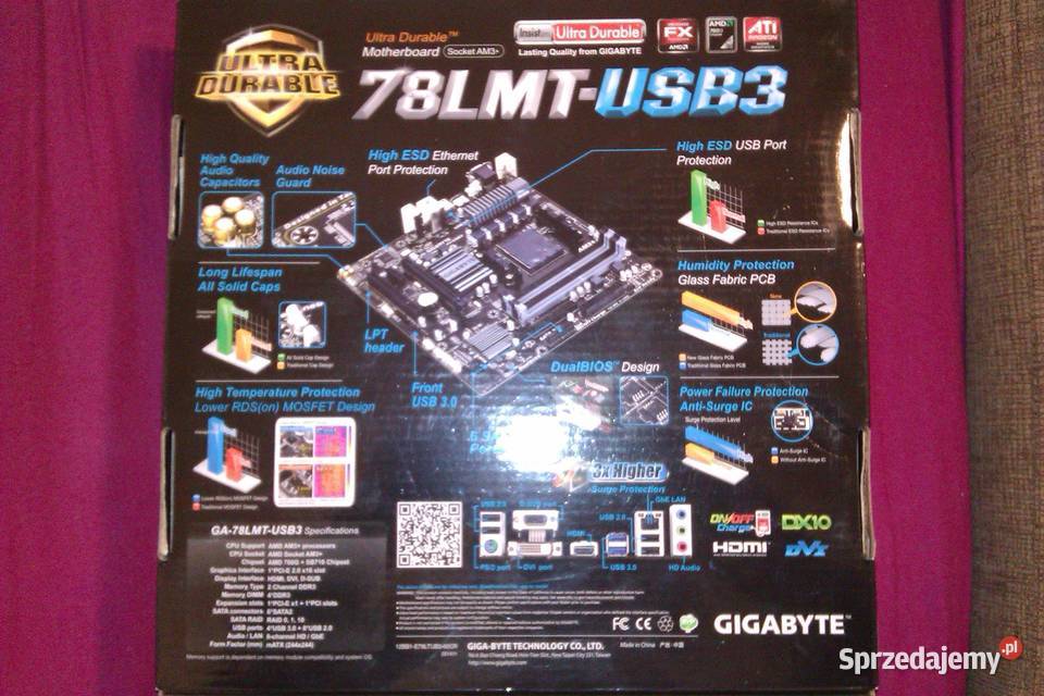 Płyta główna Gigabyte GA78LMTUSB3 Rev60 Micro HDMI  mazowieckie Warszawa