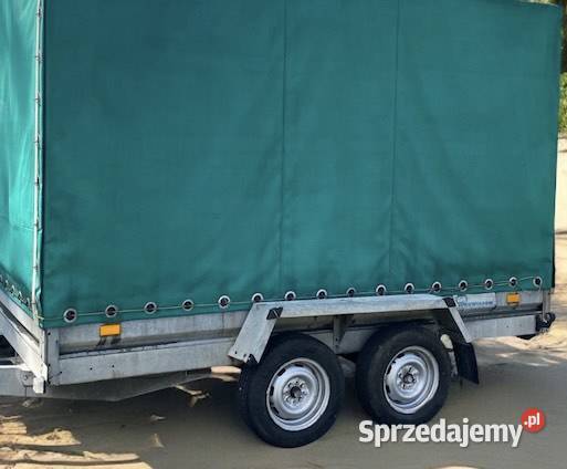 Przyczepa SAM 2osiowa tandem papiery mazowieckie Chinów