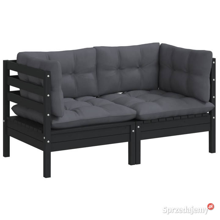 2osobowa sofa ogrodowa z antracytowymi Warszawa