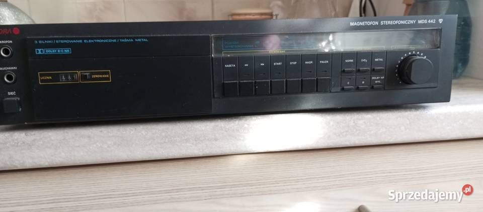 Magnetofon stereofoniczny szuflada MDS442 Unitra Magnetofony Białystok