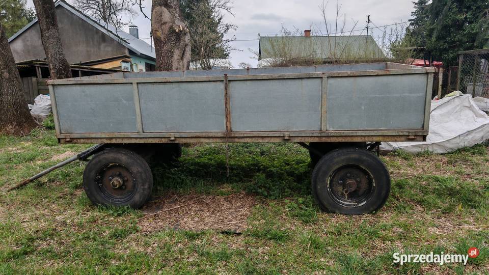 Przyczepa dwuosiowa Platforma sadownicza kujawsko-pomorskie Dobrzyń nad Wisłą