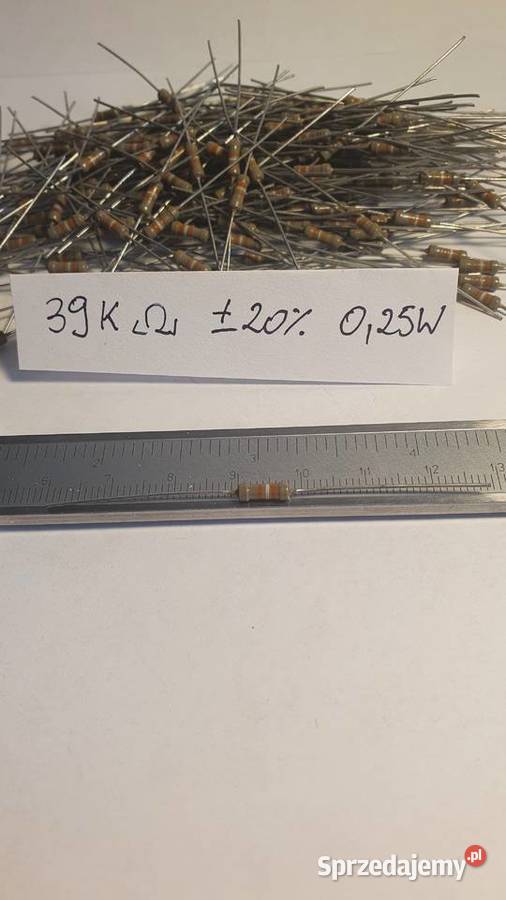 Rezystor 39K 14W 20 UNITRA TELPOD NOWE Elektronika łódzkie Łódź