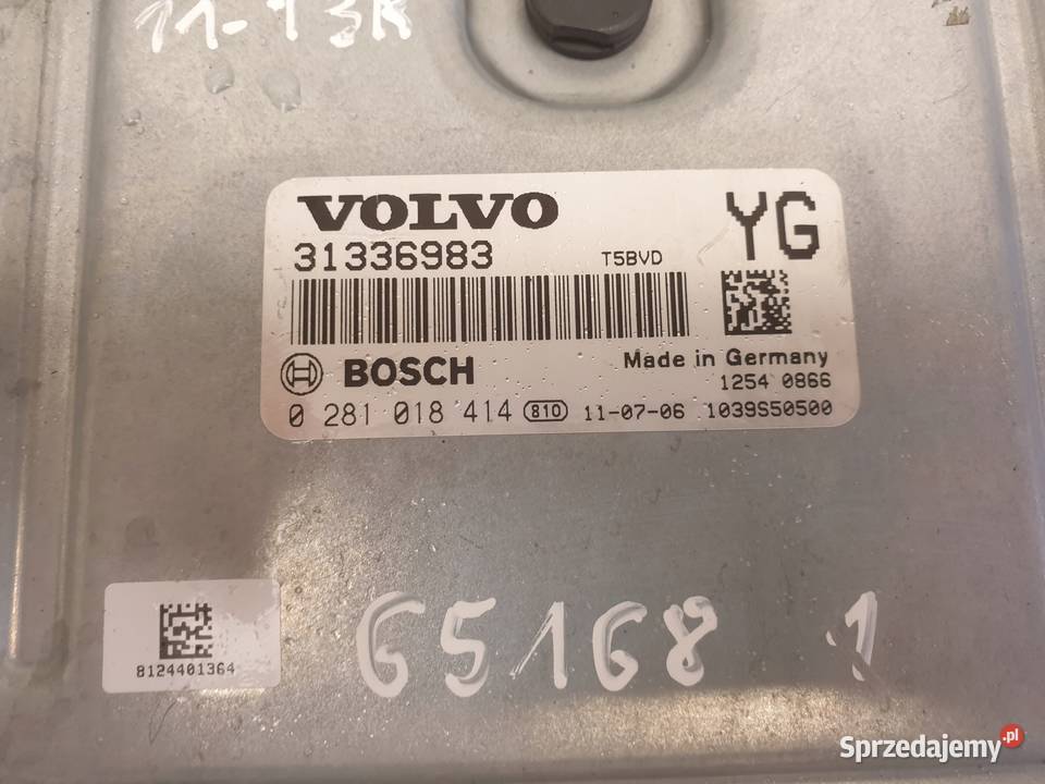 Volvo V60 20 D3 STEROWNIK SILNIKA komputer Chełm