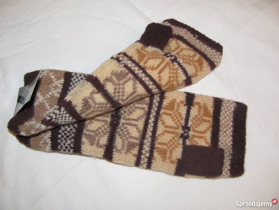 ocieplacze na nadgarstki Nordic płatki śniegu Uniseks Dodatki Zamość sprzedam