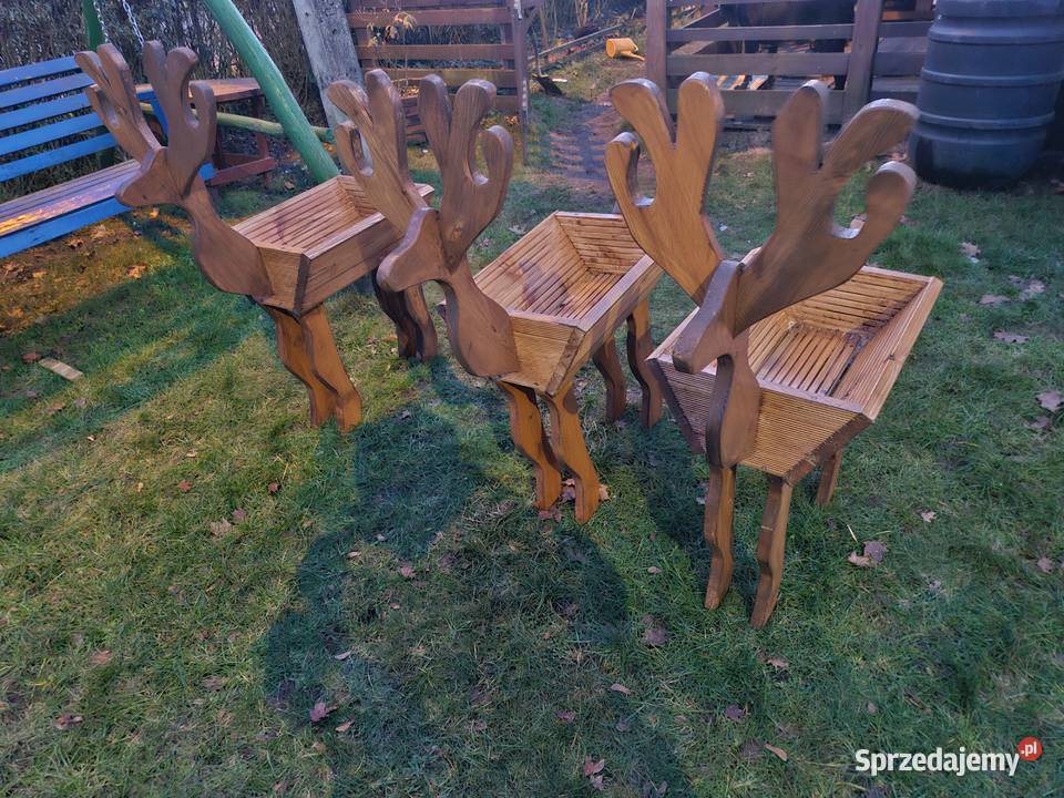 Renifery drewniane Goleniów sprzedam