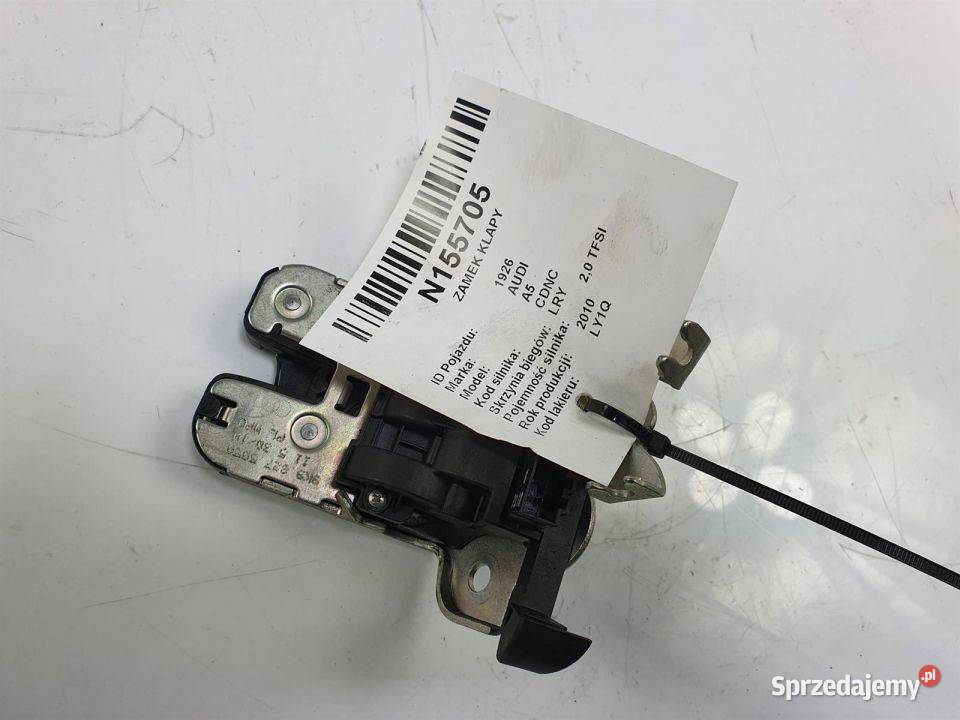 ZAMEK KLAPY AUDI A5 8K9827505A sprzedam
