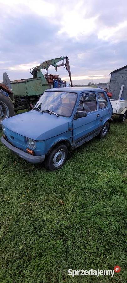 Fiat 126p maluch przyczepka niewiadów Przywitowo sprzedam