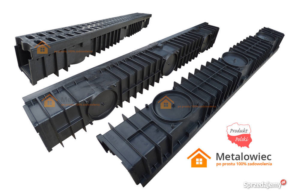 Odwodnienie liniowe KANAŁ 105mm z Tworzywa