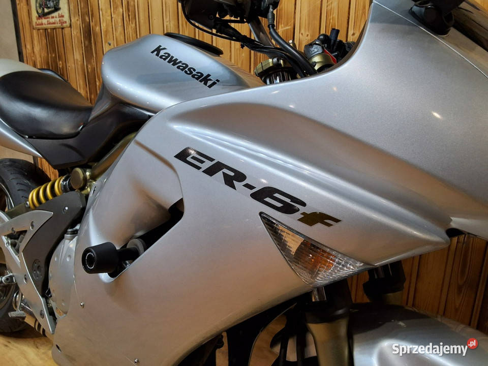 Kawasaki ER Piękny Motocykl KAWASAKI ER6F naked łańcuch wielkopolskie sprzedam
