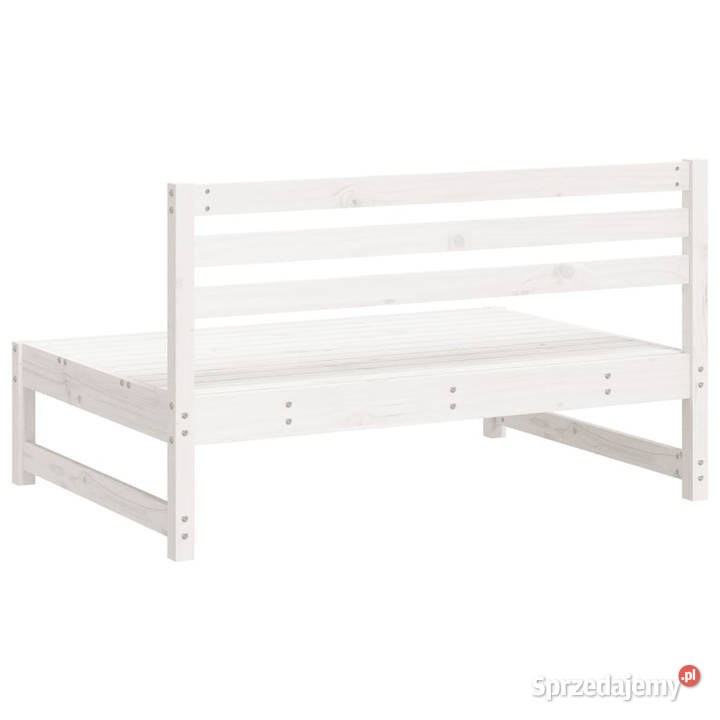 Sofy środkowe do ogrodu 2 białe 120x80 sosnowe sprzedam