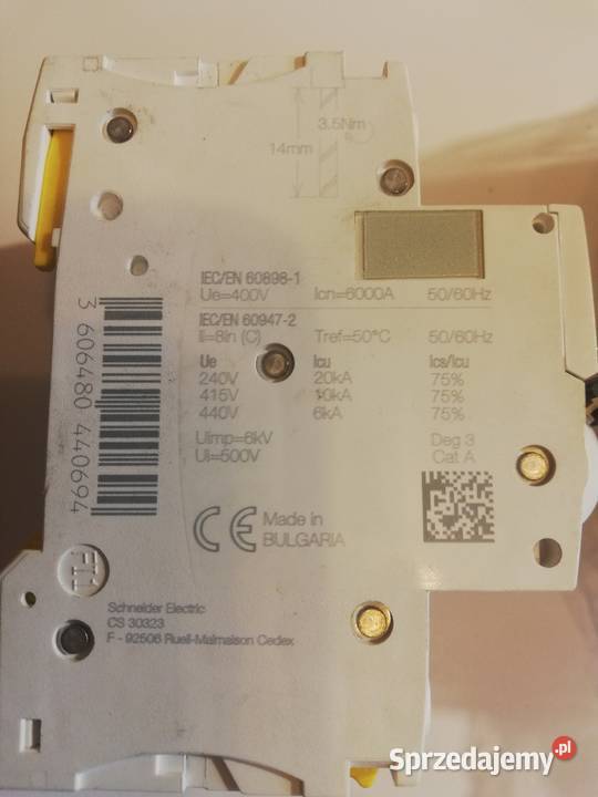 Wyłącznik nadprądowy iC60N C 32A Schneider Dąbrowa Górnicza