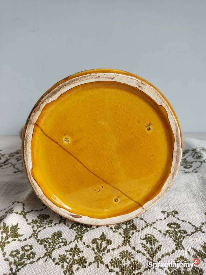 Dzbanek kufel ceramiczny Antique Boch Freres Głuchołazy