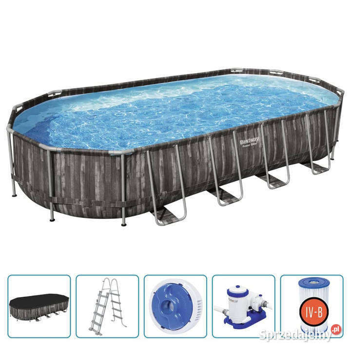 Bestway Basen ogrodowy owalny 732x366x122 m Pozostałe Warszawa sprzedam