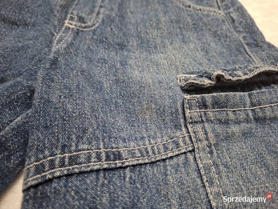 Krótkie spodenki dżinsowe uniseks niebieskie 114 Spodnie Czeladź